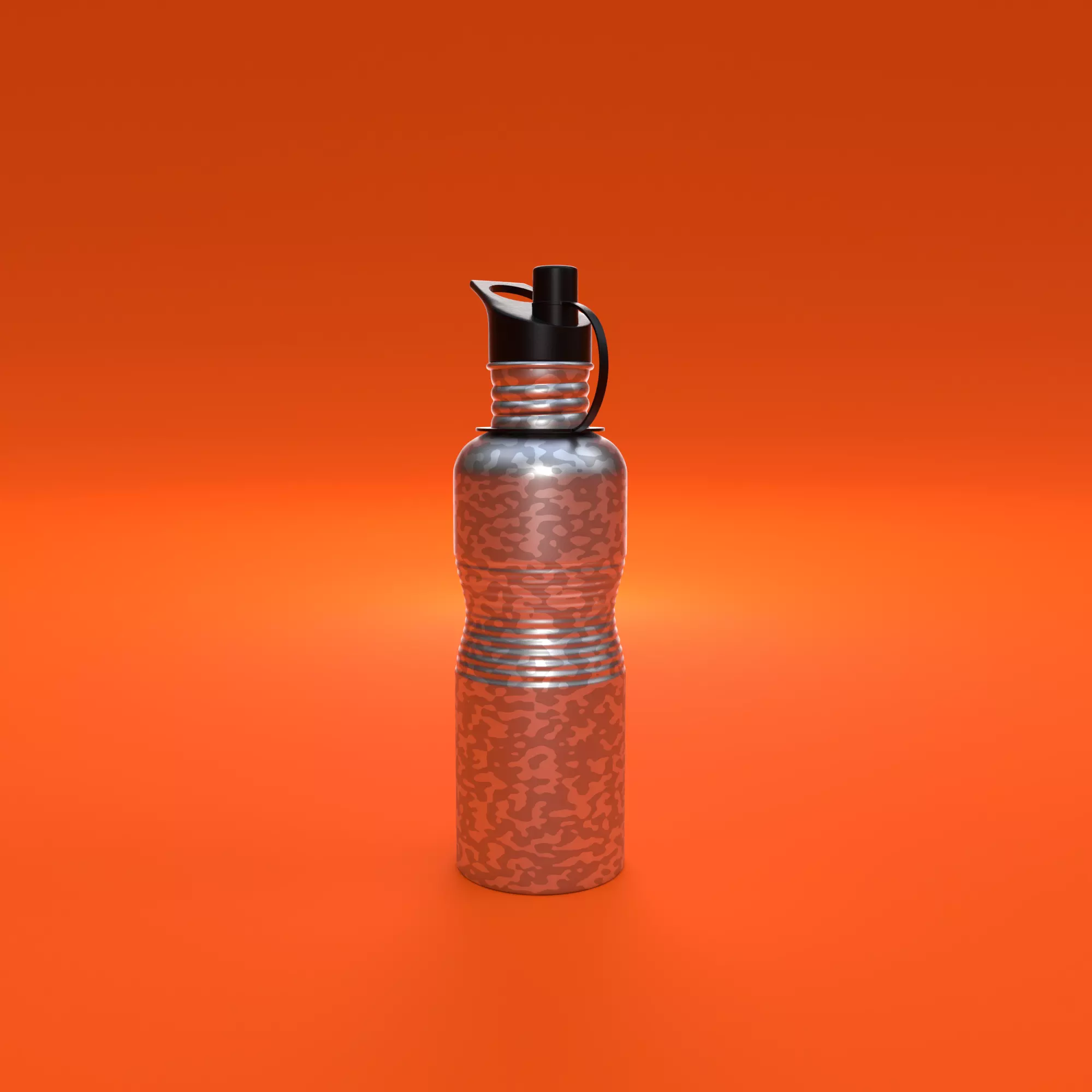 Water Bottle 3D model_0