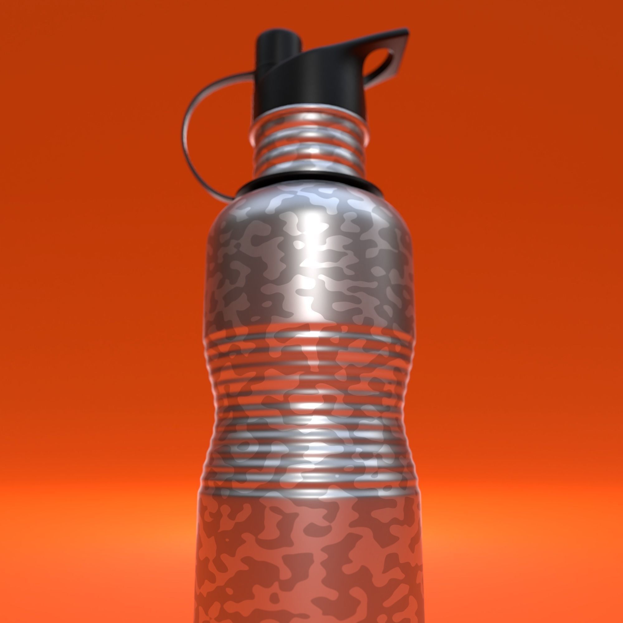 Water Bottle 3D model_6
