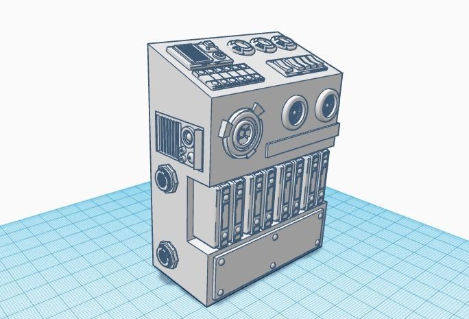 Space Console 3D print model_3