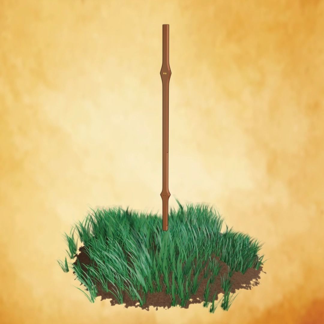 Aangs Staff 3D model_2