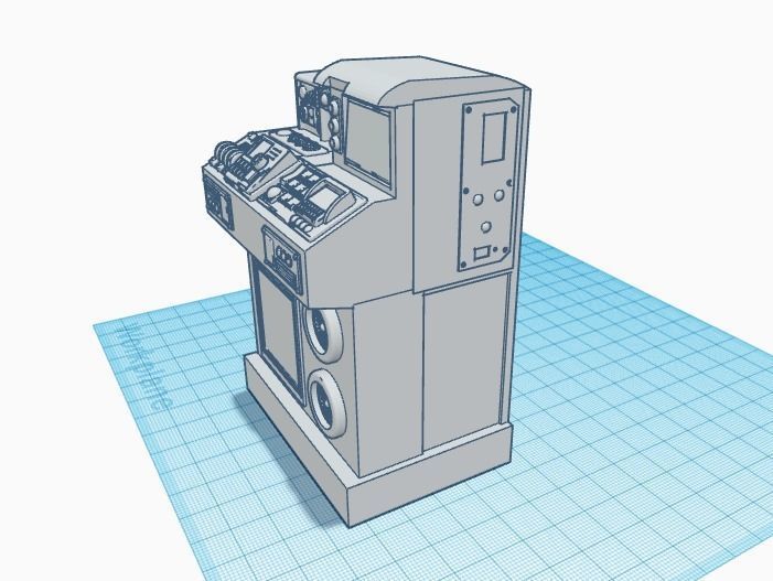 Imperial Console 3D print model_2