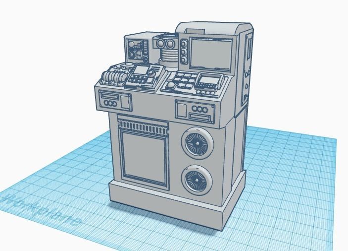 Imperial Console 3D print model_1