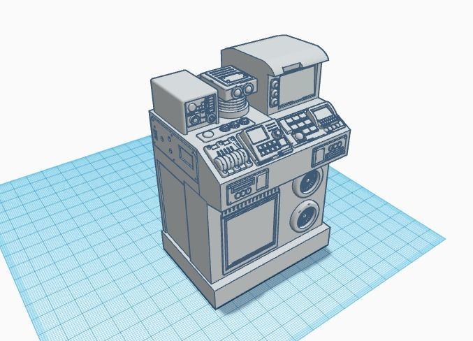 Imperial Console 3D print model_4