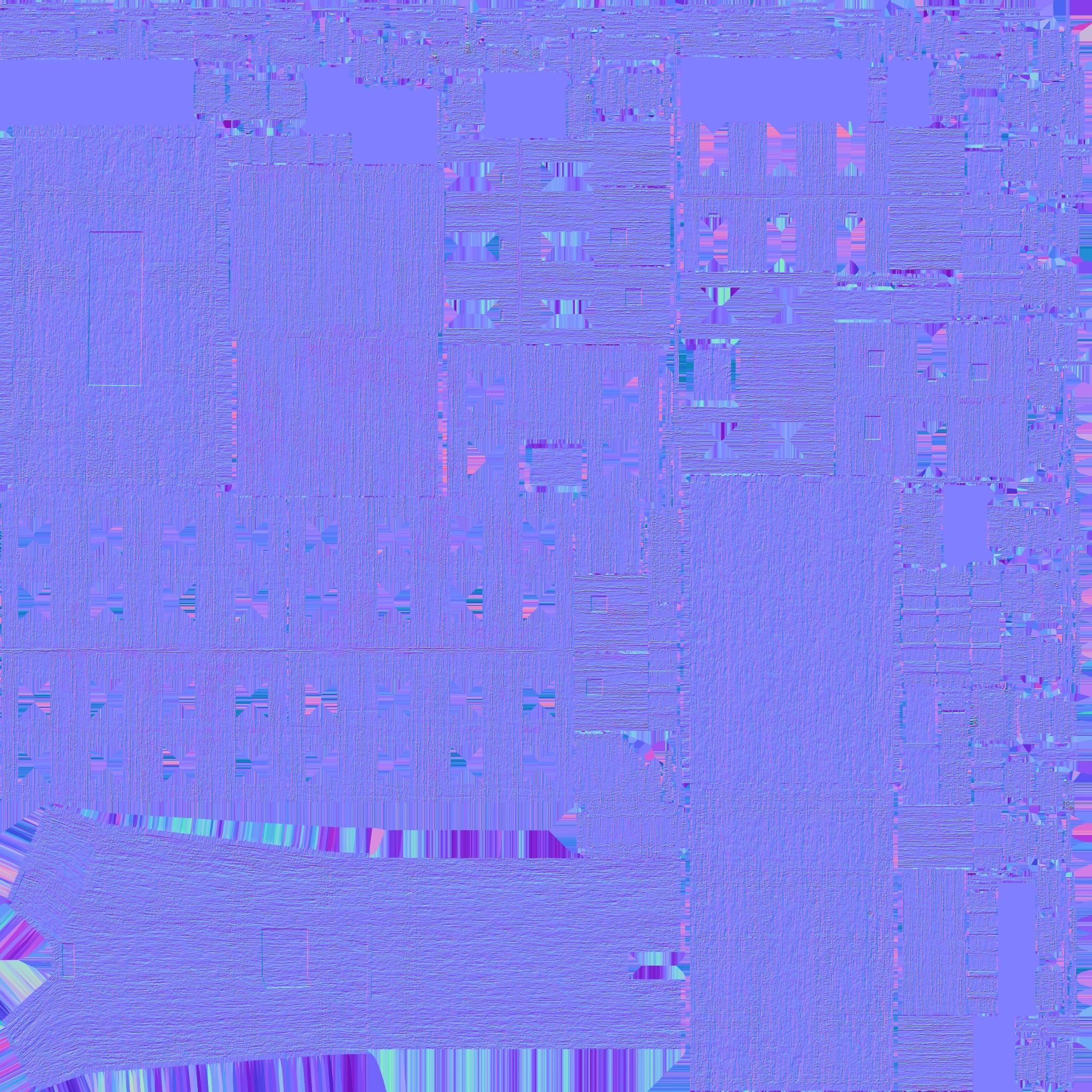 Western Hotel - Wild West - Building Backdrop Full Perm Low-poly 3D model_19