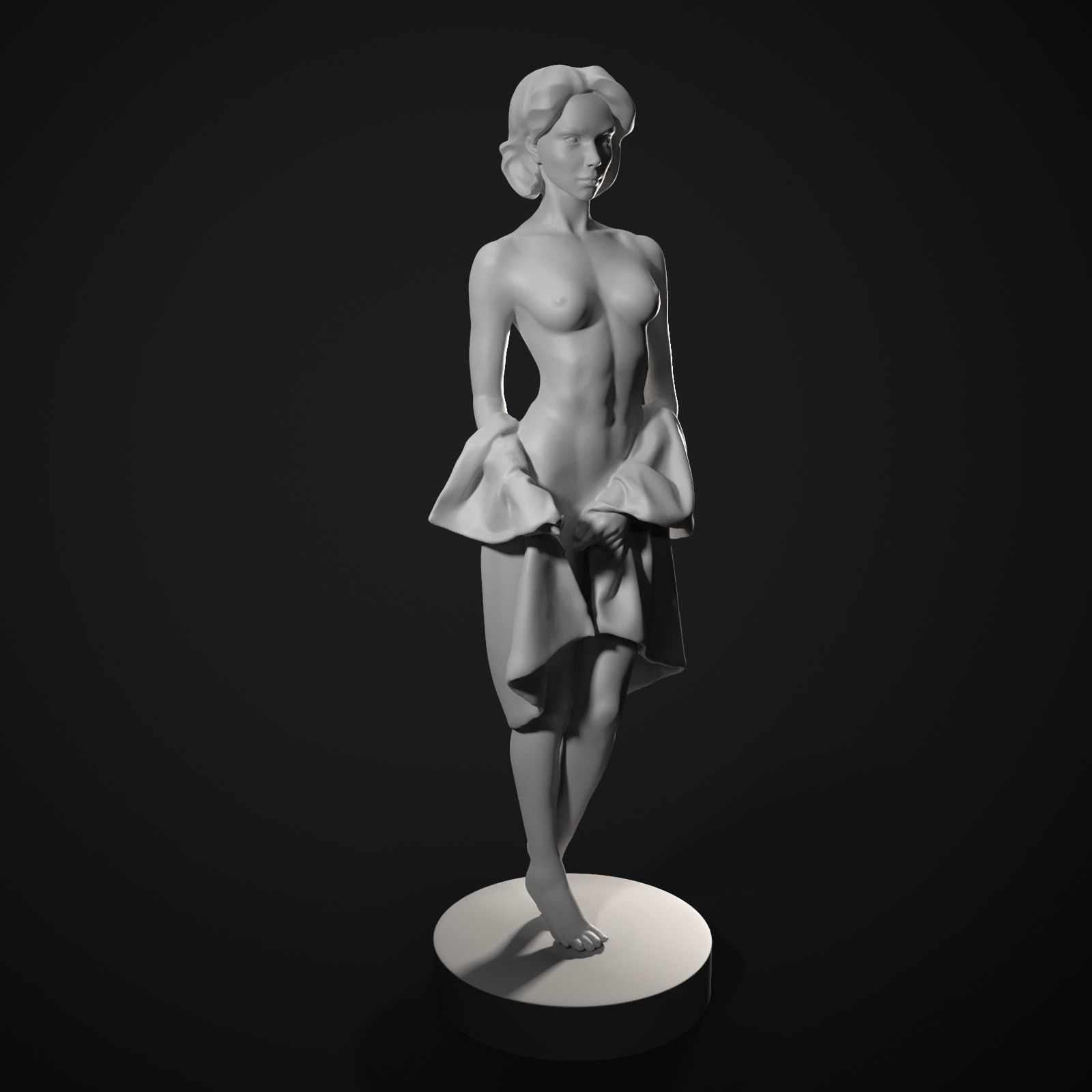 Fitness Woman 3D print model_1