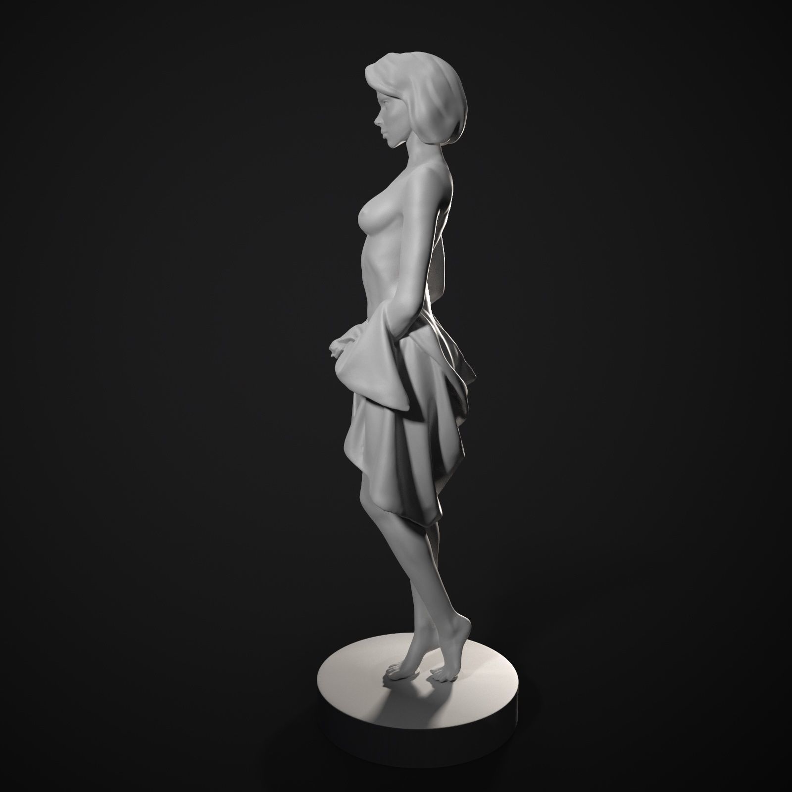 Fitness Woman 3D print model_27