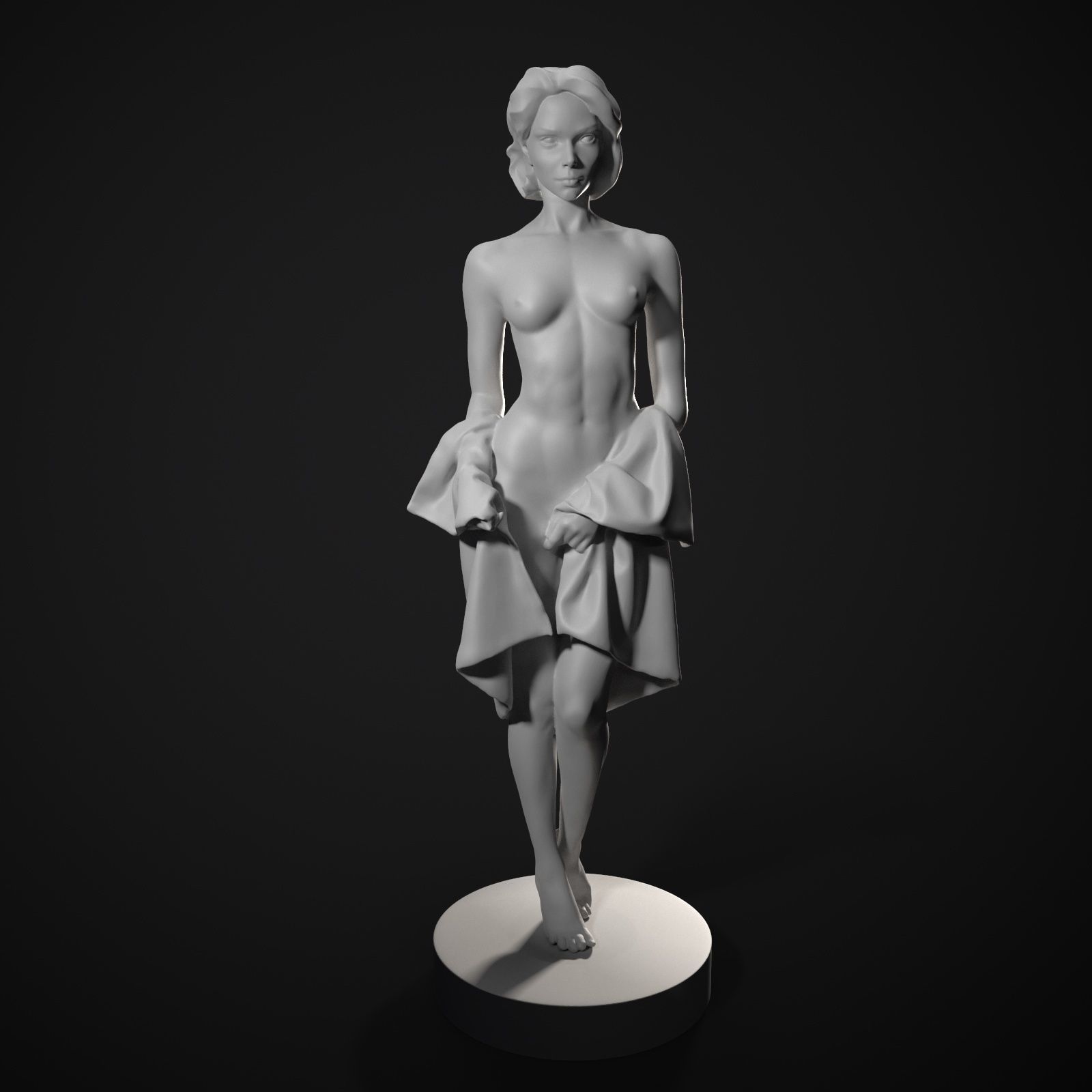 Fitness Woman 3D print model_35