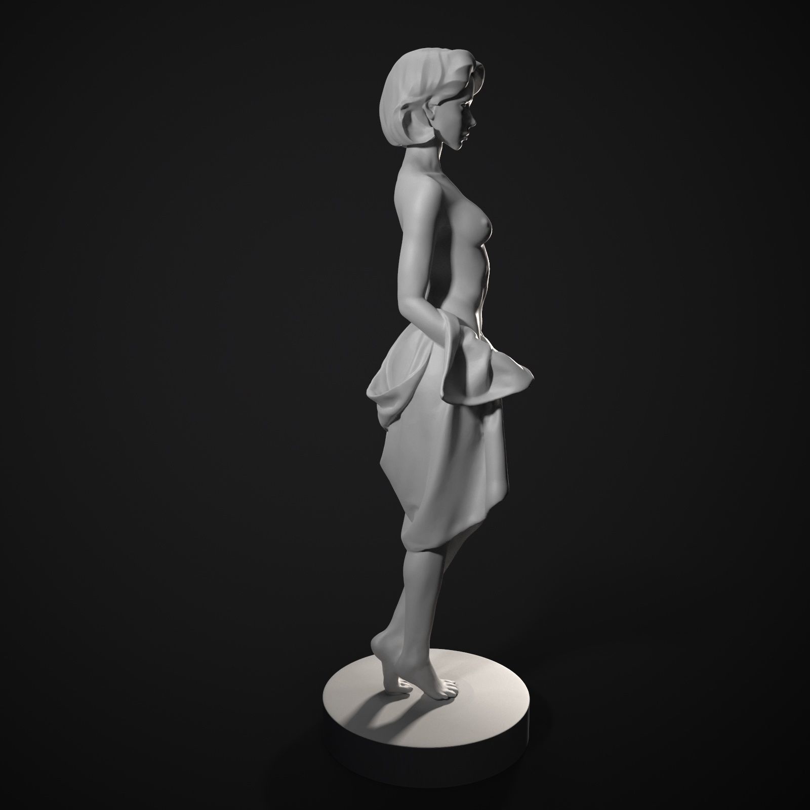 Fitness Woman 3D print model_12