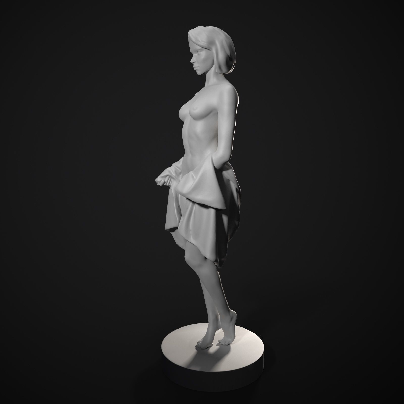 Fitness Woman 3D print model_29