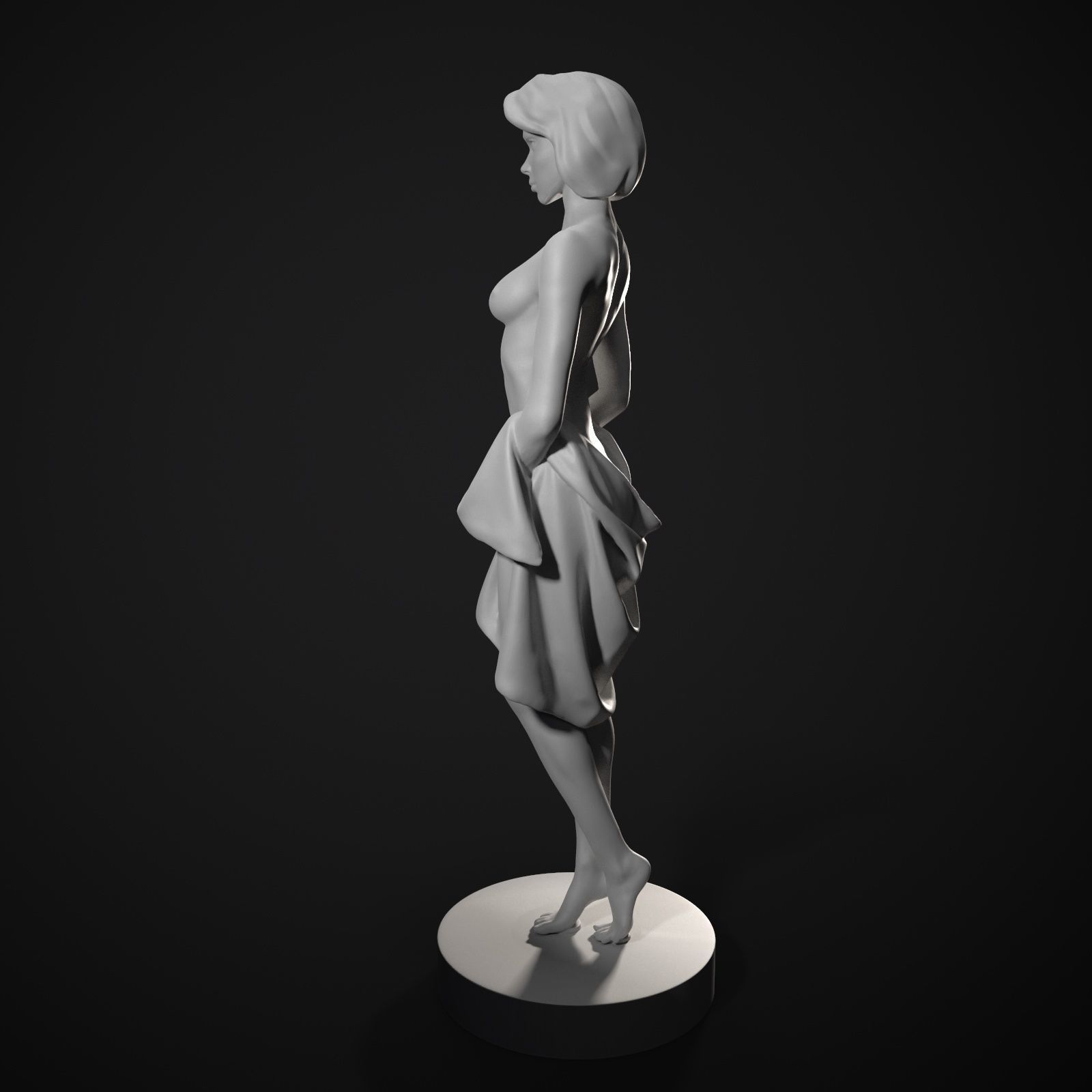 Fitness Woman 3D print model_26