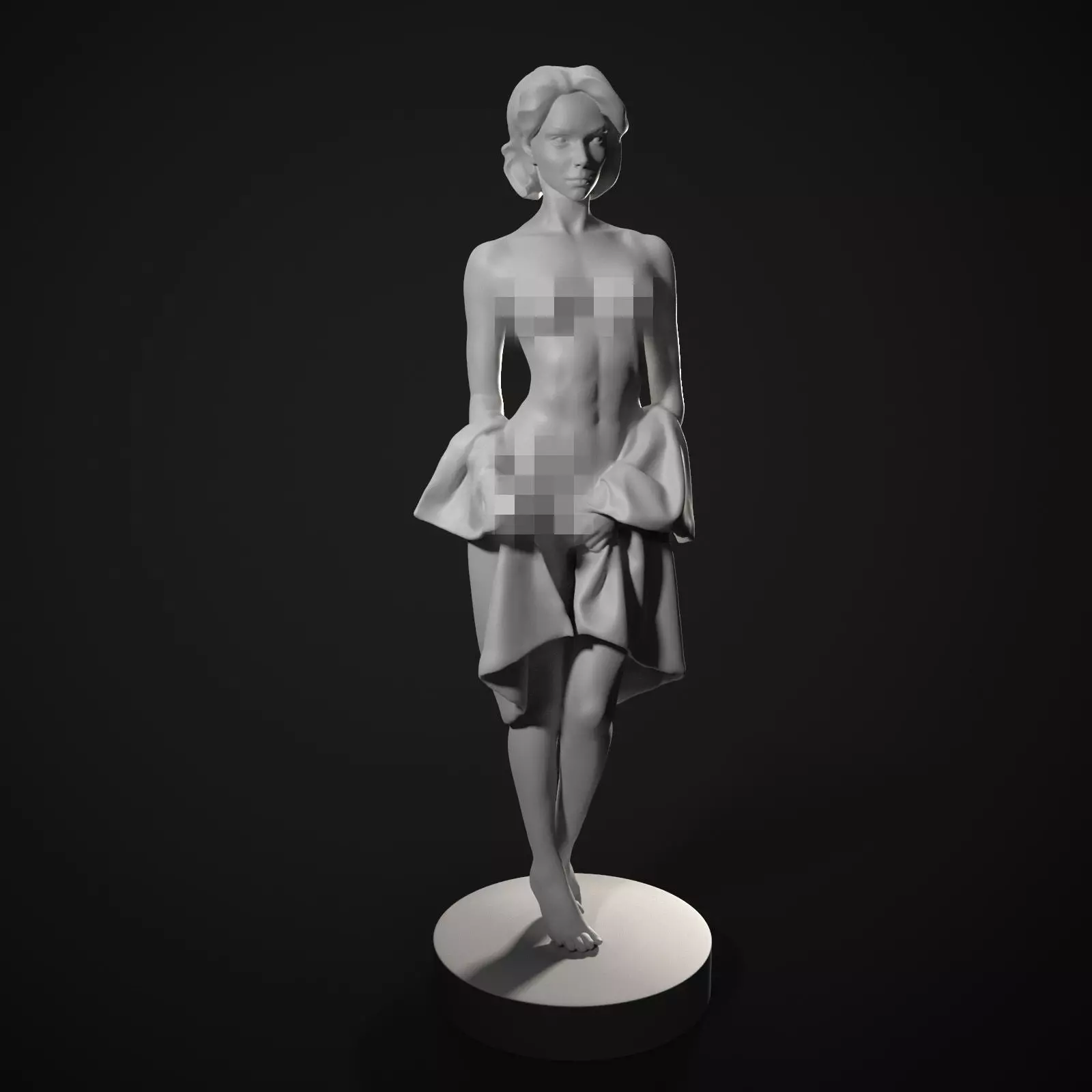 Fitness Woman 3D print model_0