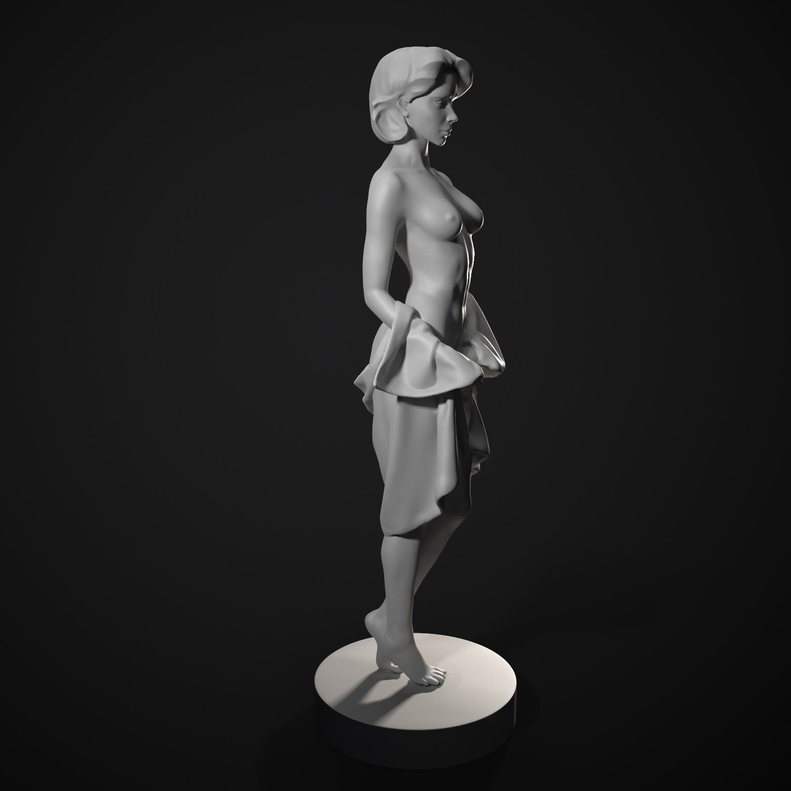 Fitness Woman 3D print model_4