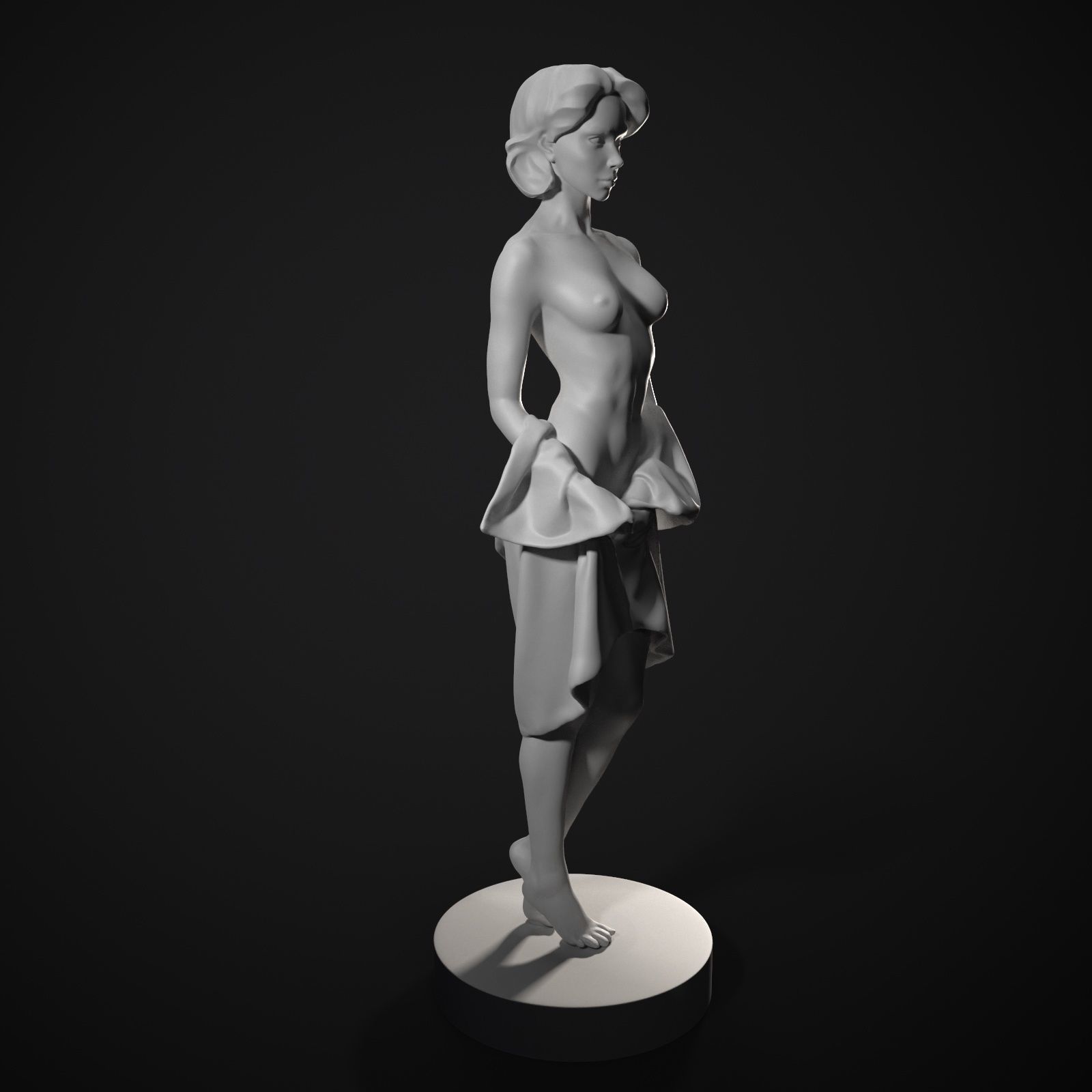 Fitness Woman 3D print model_3