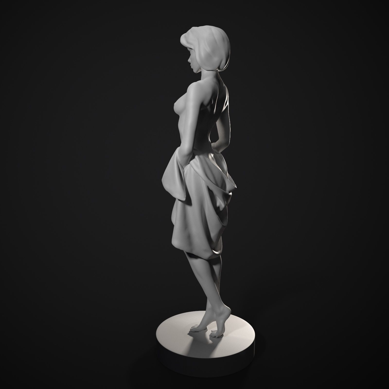 Fitness Woman 3D print model_25