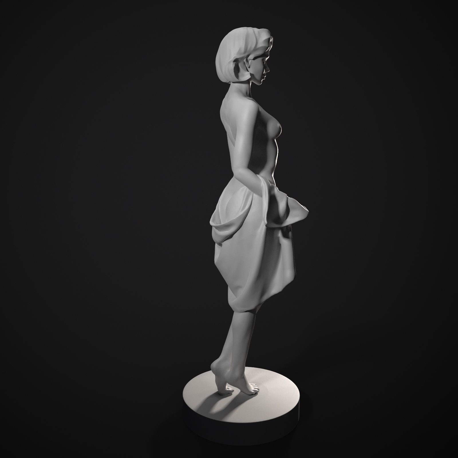 Fitness Woman 3D print model_13