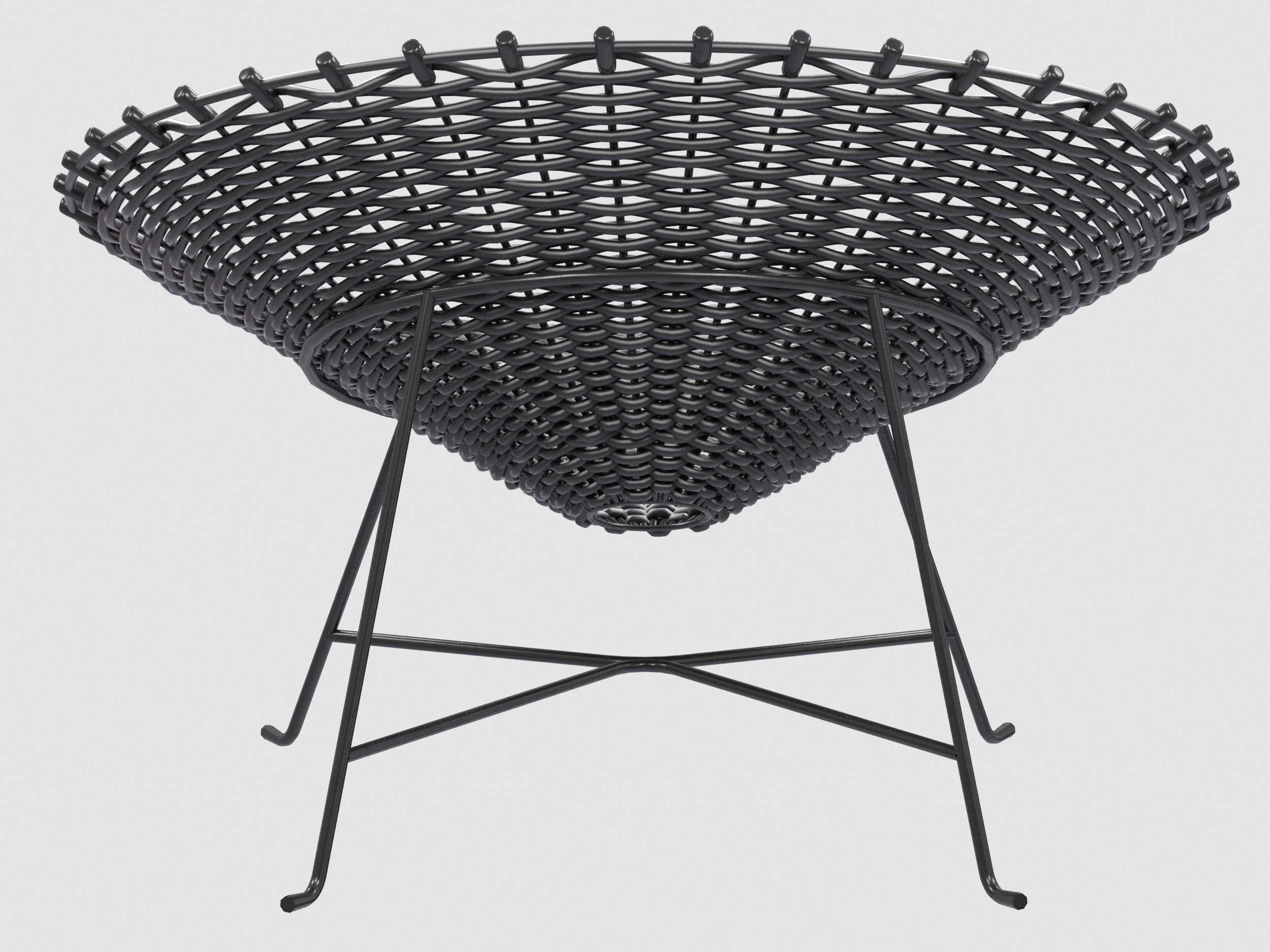 Sweet 27 armchair Gervasoni Low-poly 3D model_5