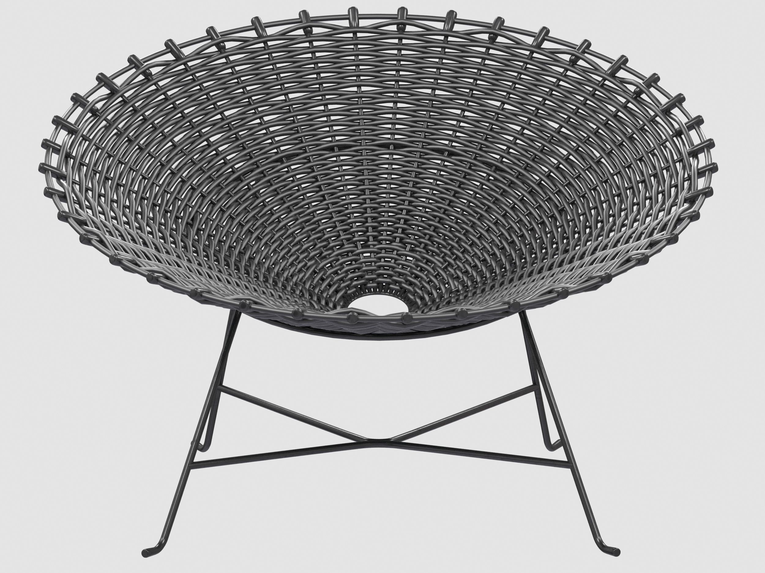 Sweet 27 armchair Gervasoni Low-poly 3D model_2