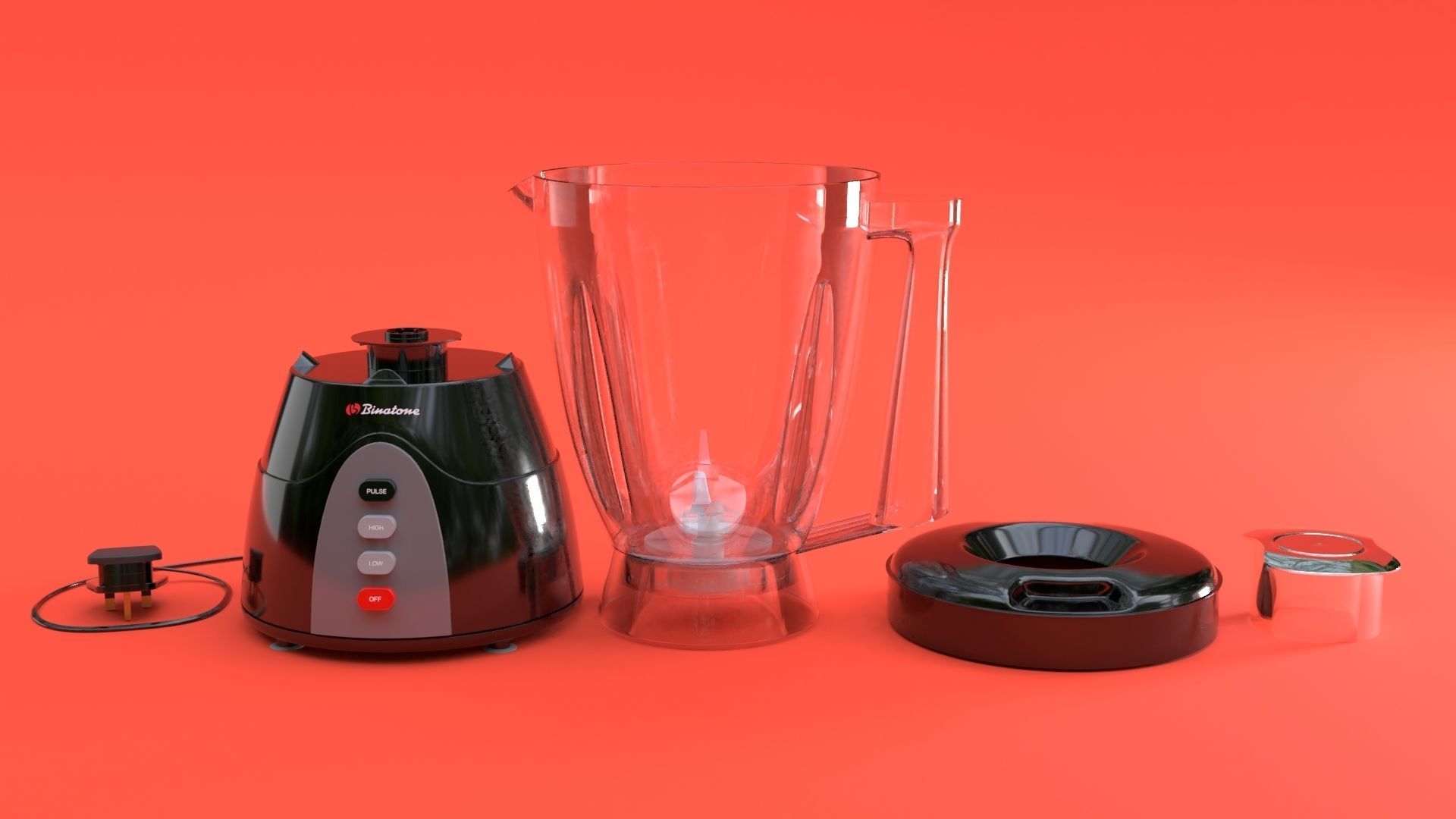 Binatone Blender 3D model_1