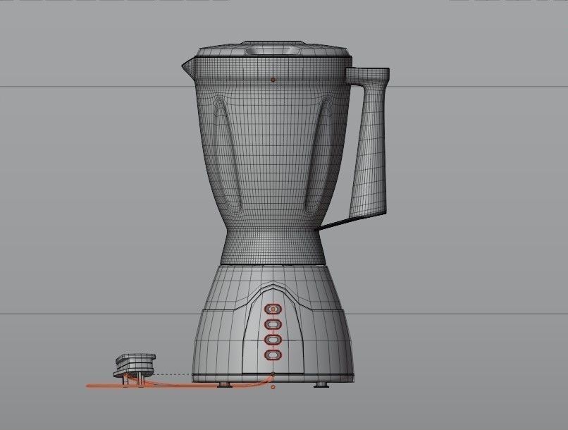 Binatone Blender 3D model_12