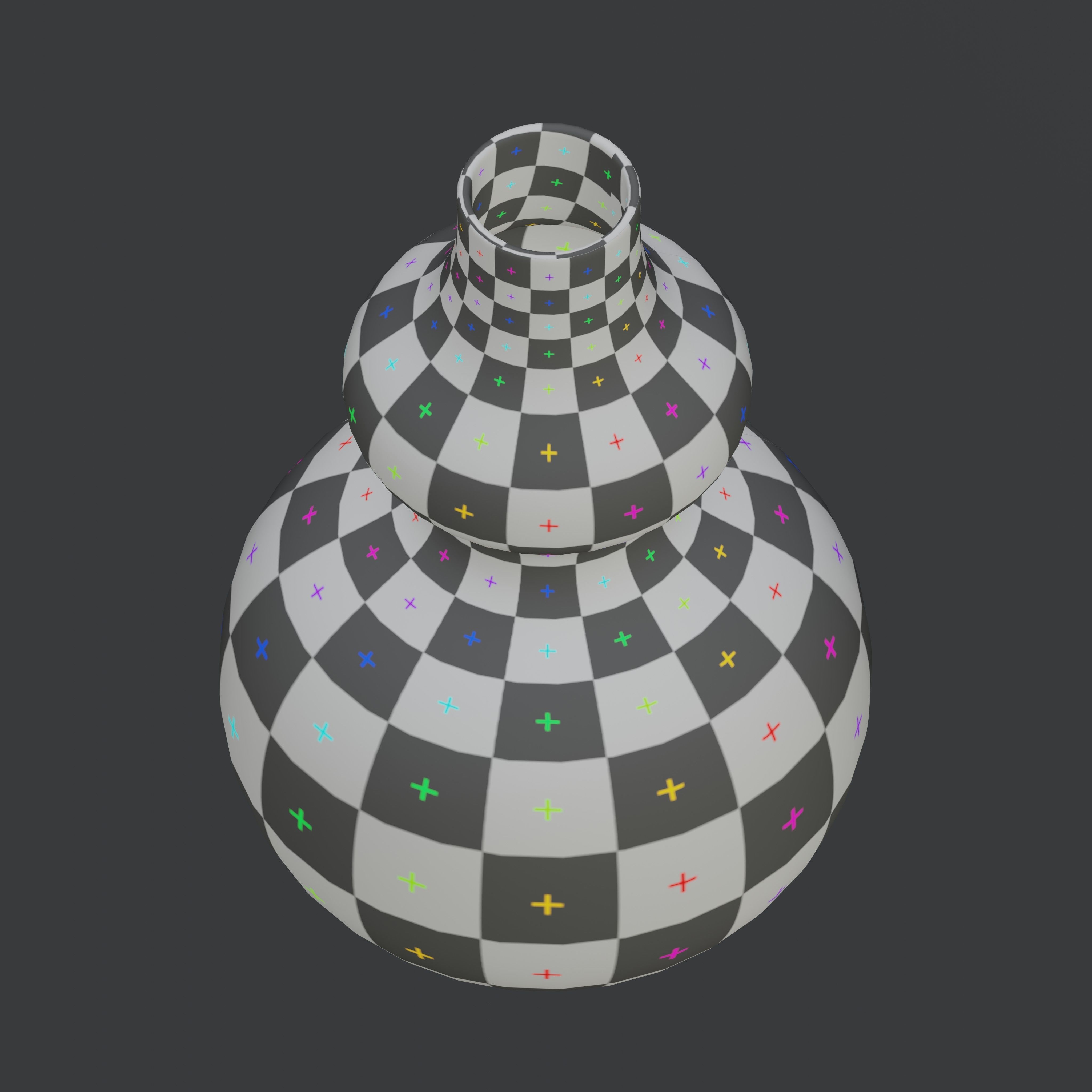 Vase37 vase with stripes 3D model_9