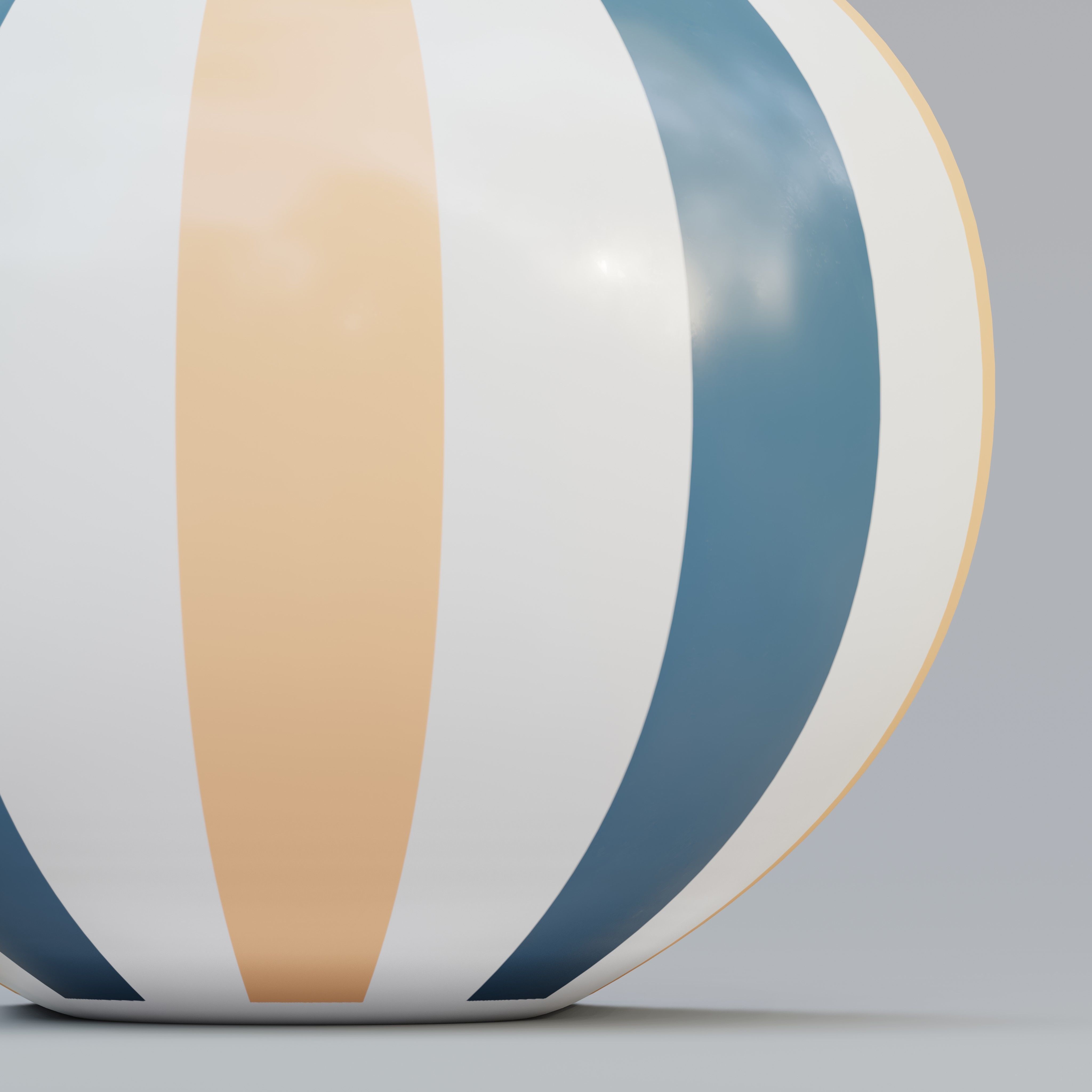 Vase37 vase with stripes 3D model_3