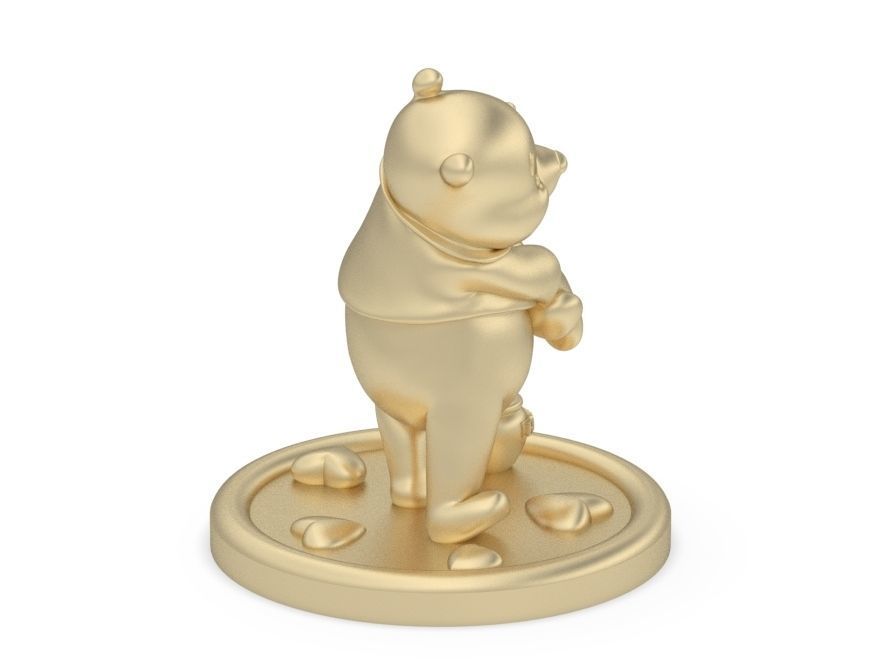 cnc pooh statue 3D model printable design 3D print model_4