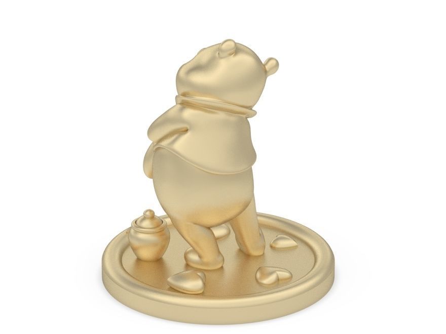 cnc pooh statue 3D model printable design 3D print model_2