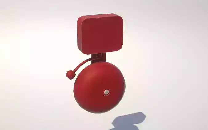 Vintage Red Fire Alarm