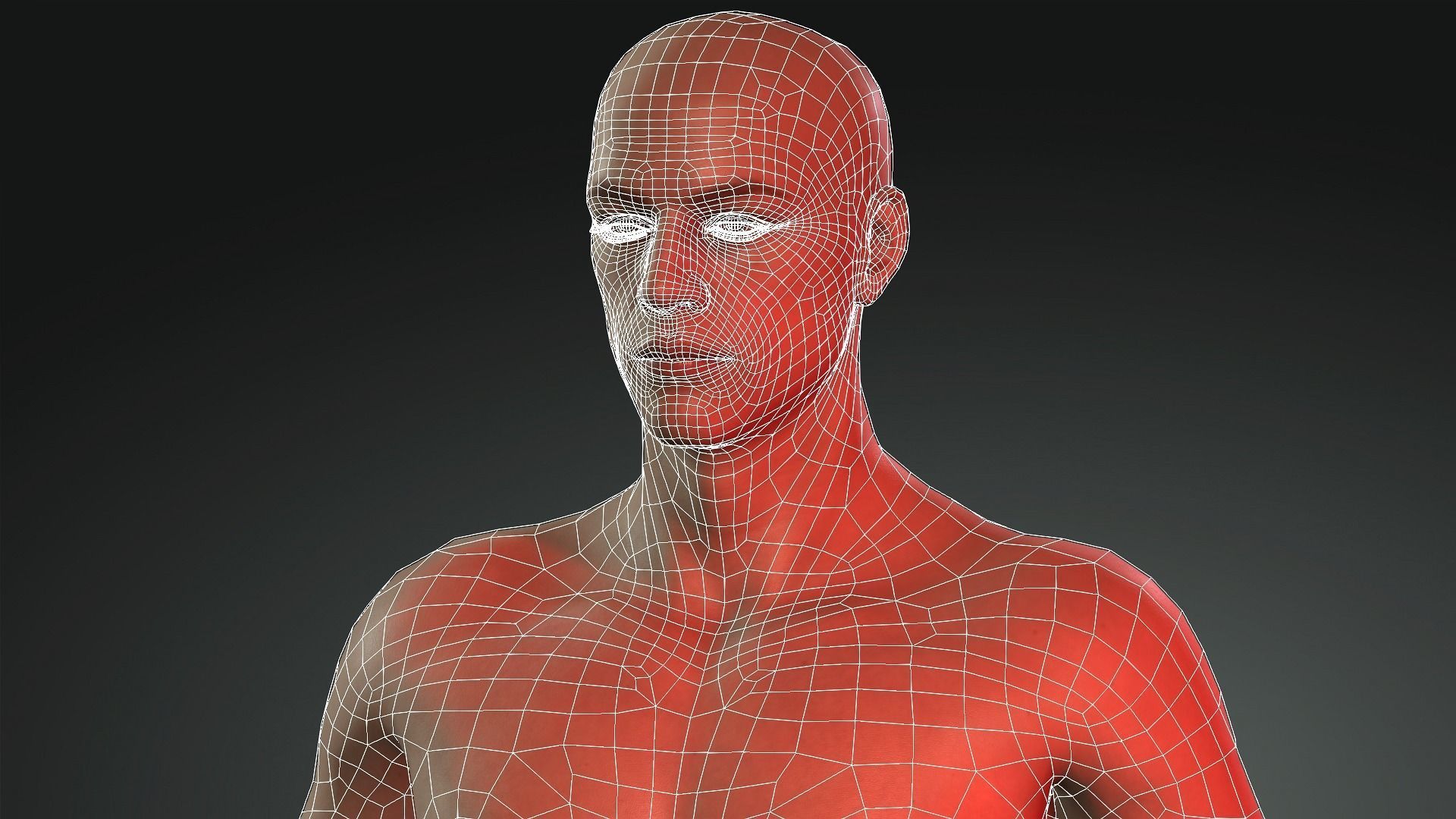Josh - 4K Animasyon For game Low-poly 3D model_4