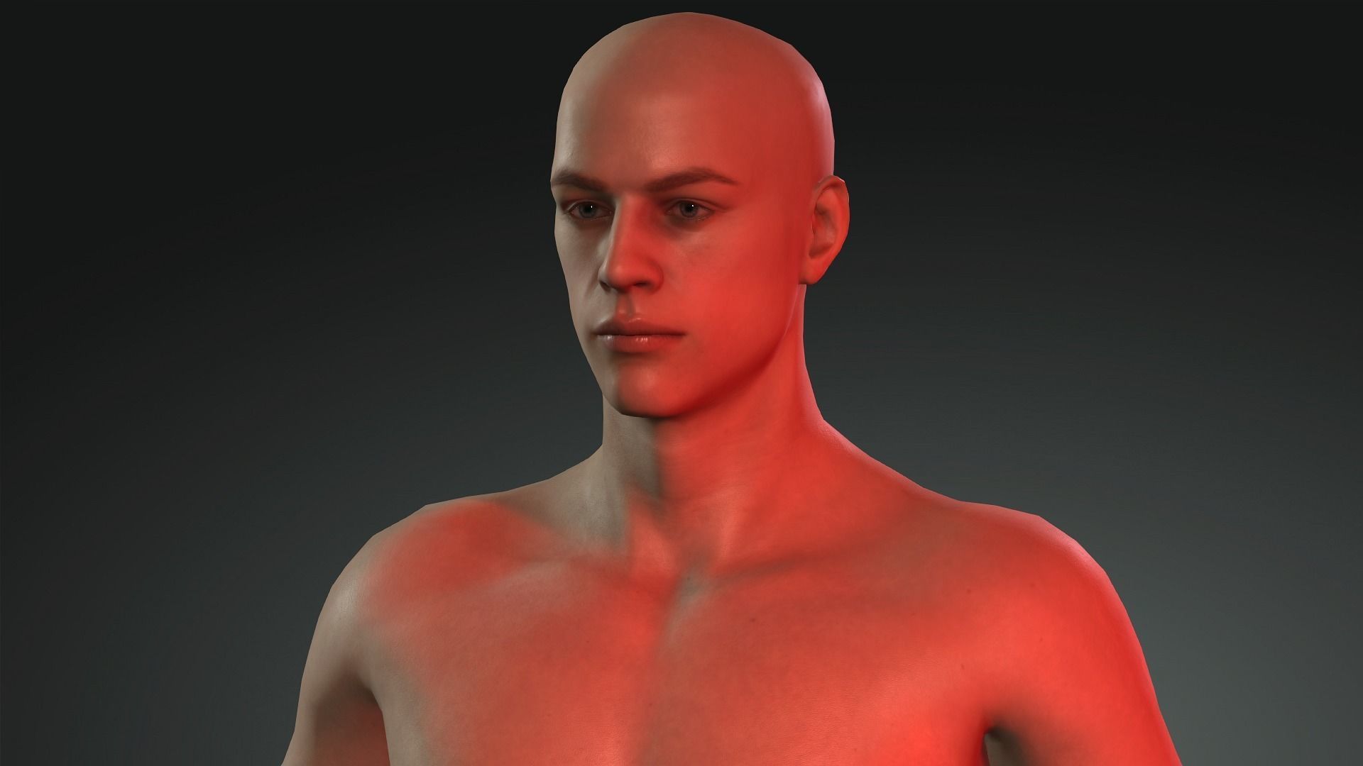 Josh - 4K Animasyon For game Low-poly 3D model_3