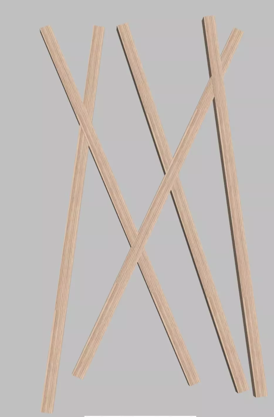 Construction wood Free 3D model