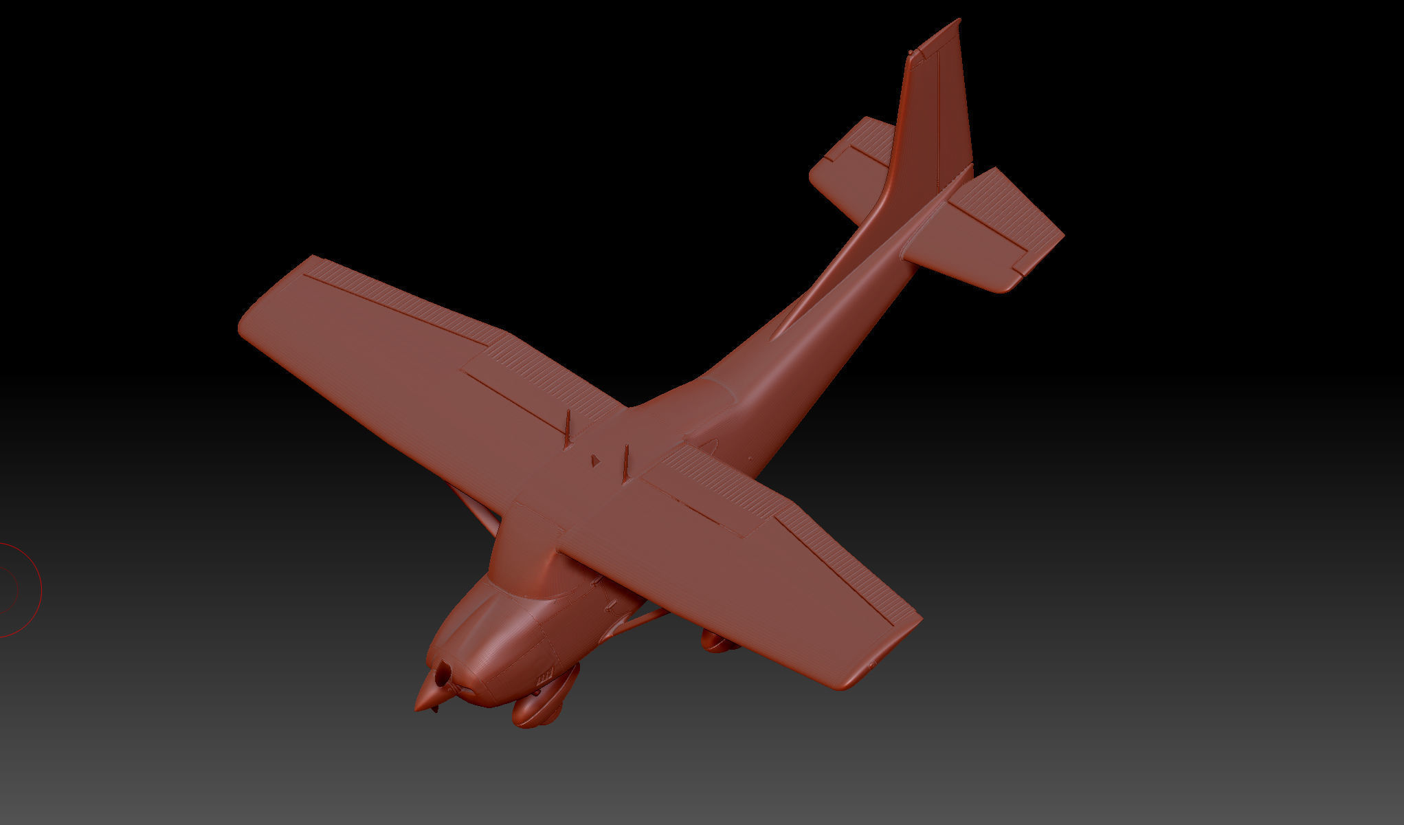 Cessna 182 Skyline ultralight airplane for 3D Print 3D print model_3