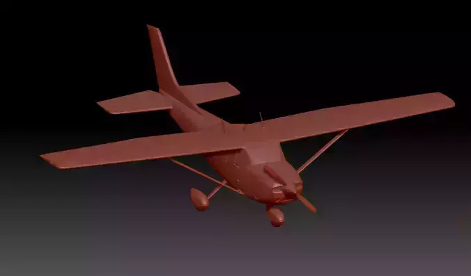 Cessna 182 Skyline ultralight airplane for 3D Print 3D print model