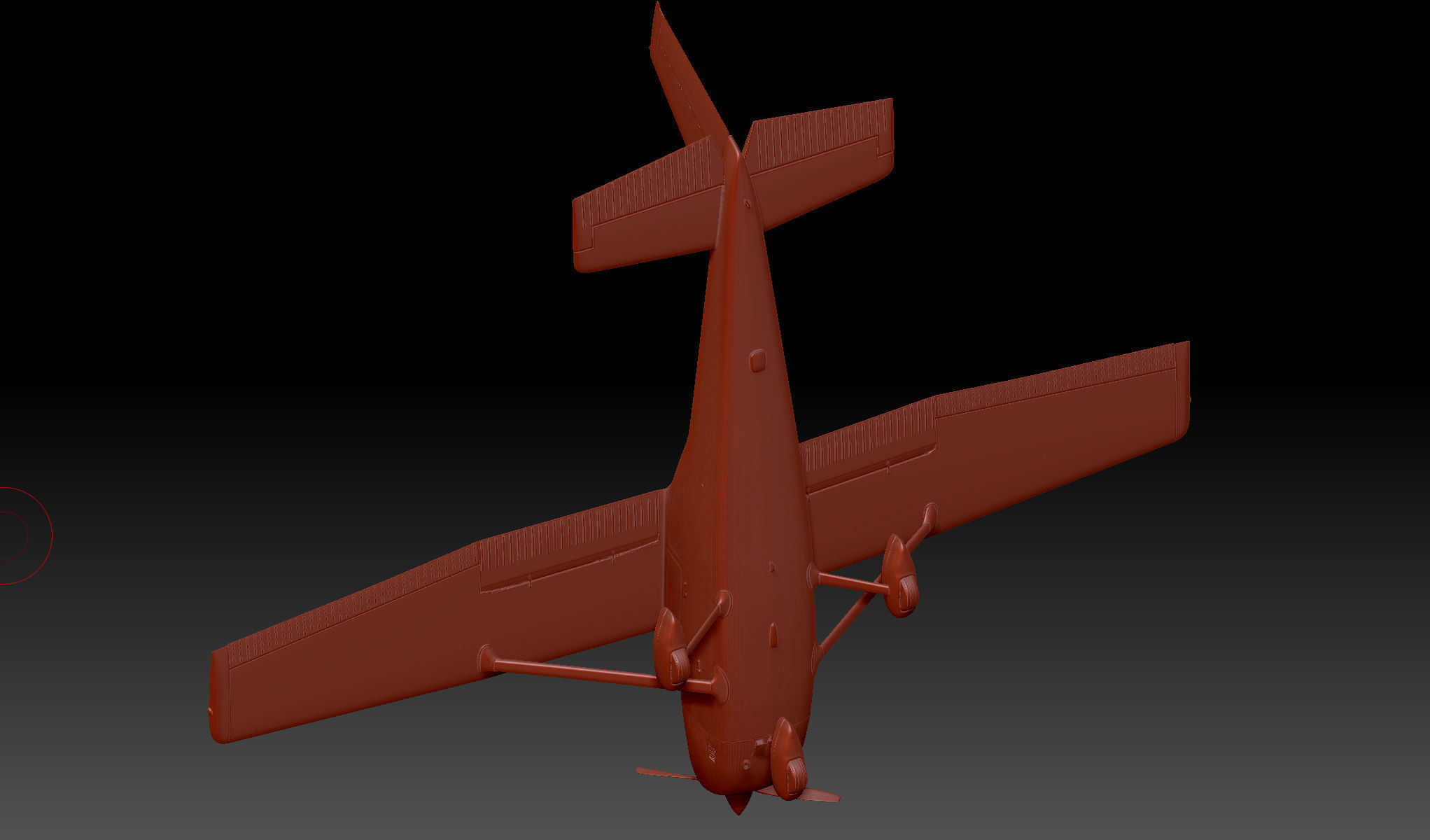 Cessna 182 Skyline ultralight airplane for 3D Print 3D print model_5