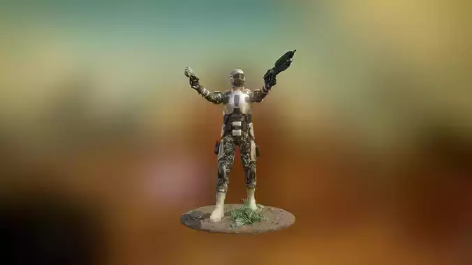 Halo Marine Soldier 3D model