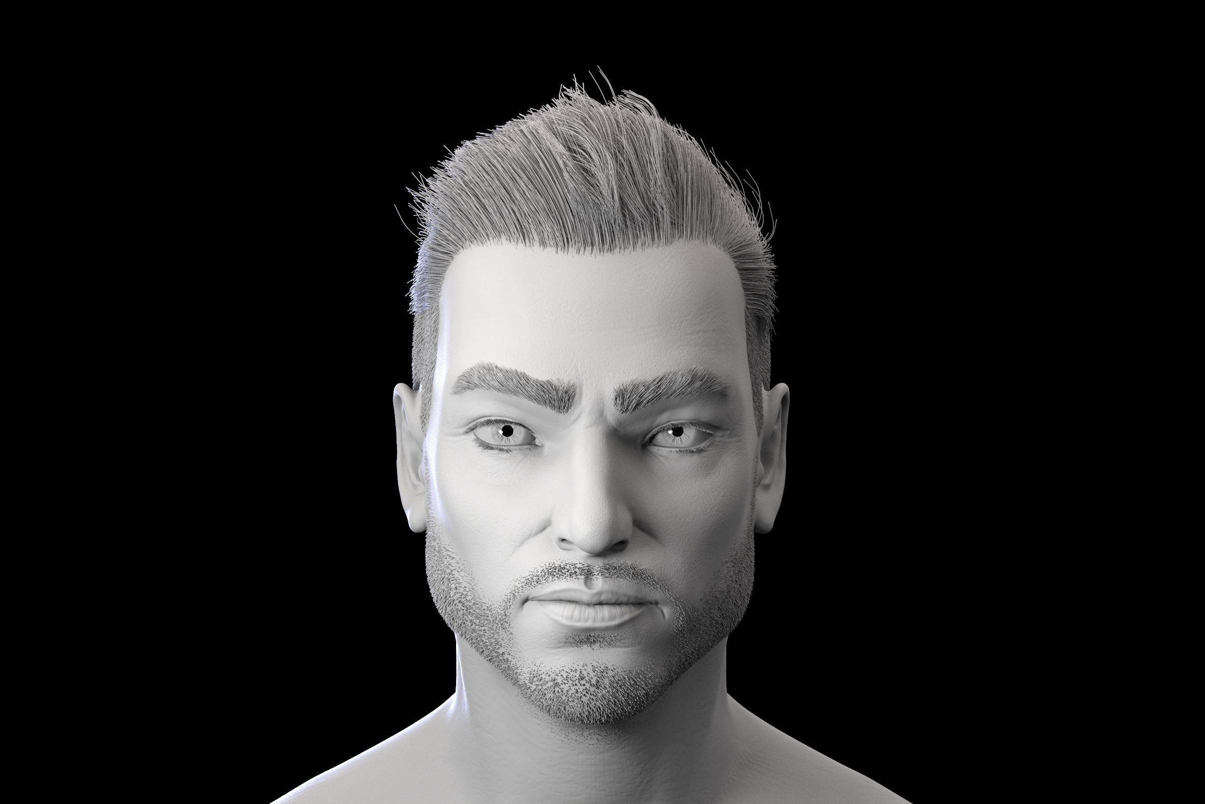 The head man 3D model_5