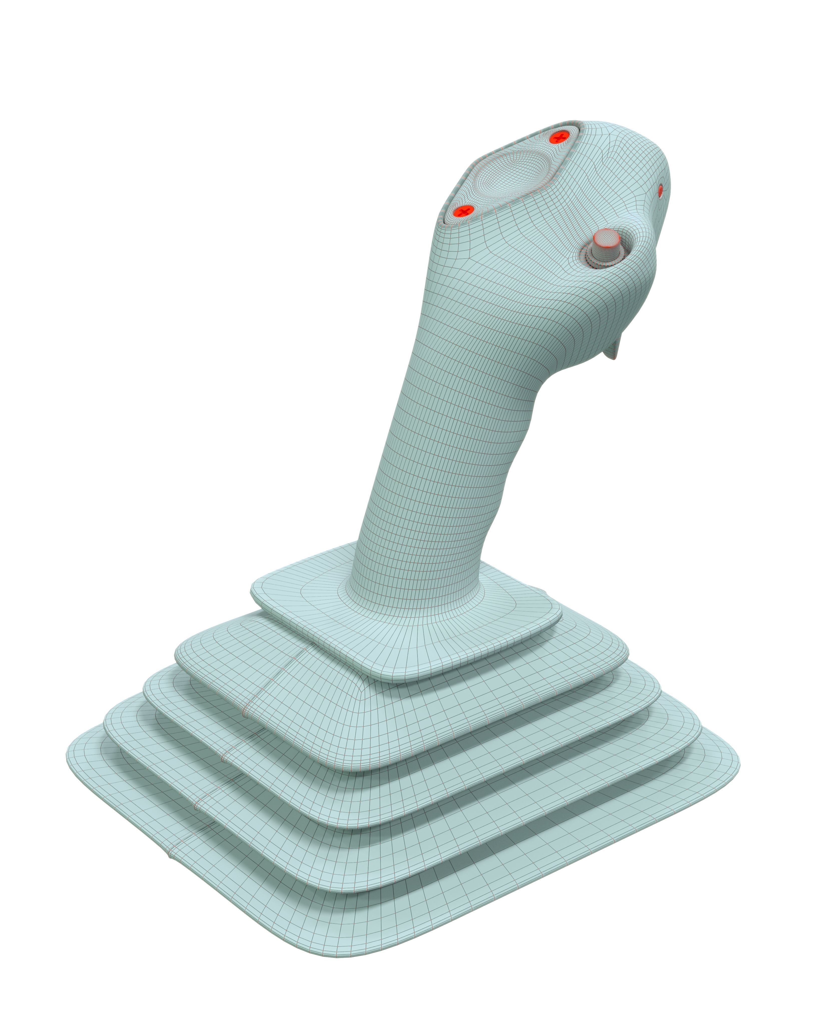 Airbus Sidestick 3D model_1