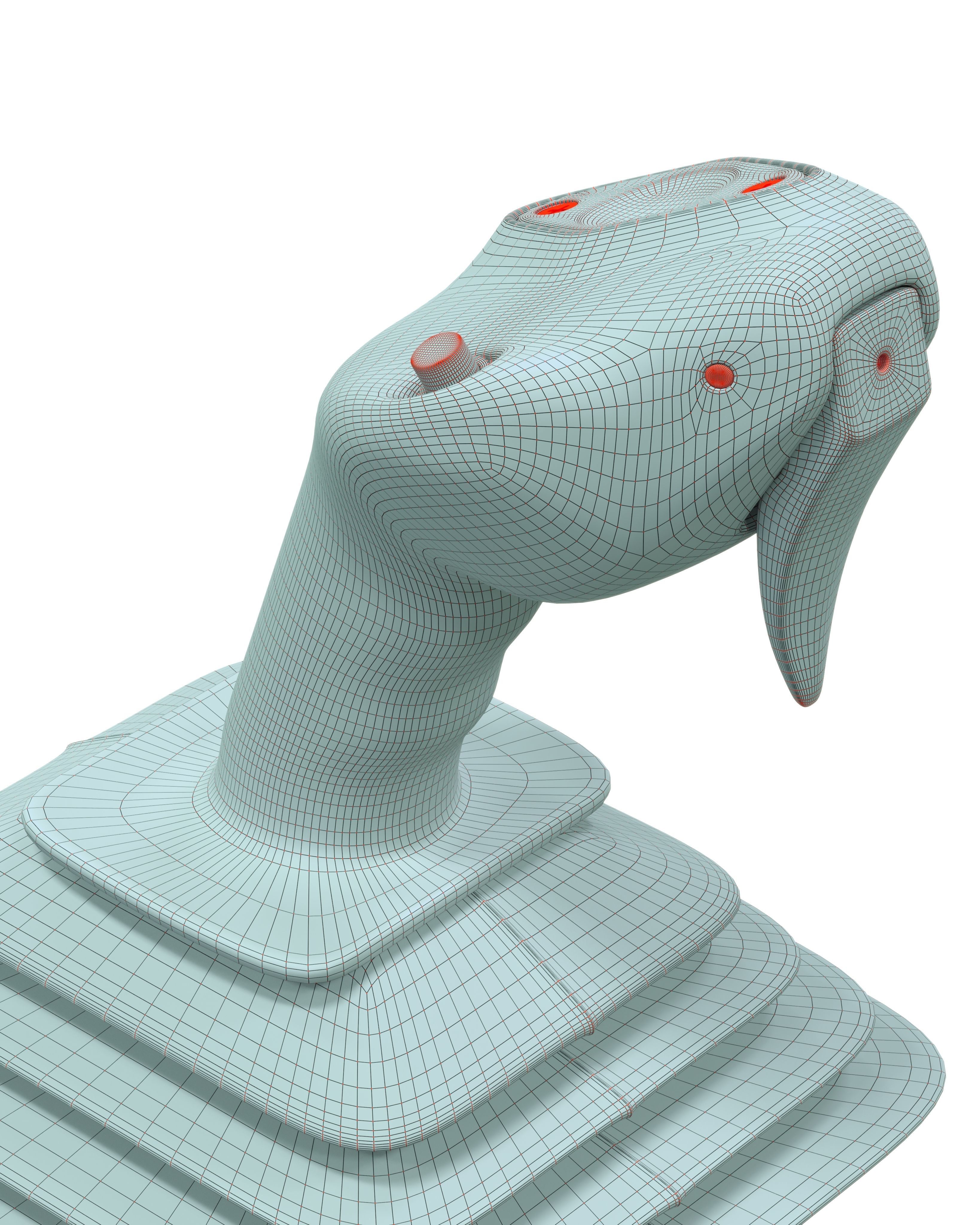 Airbus Sidestick 3D model_11