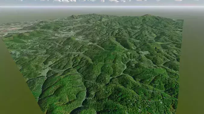 Mountain Valley East of Gatlinburg Tennessee