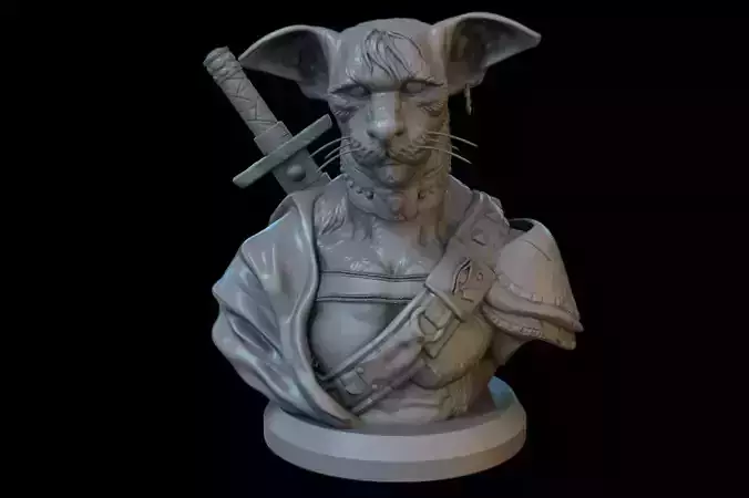 Catbeast bust