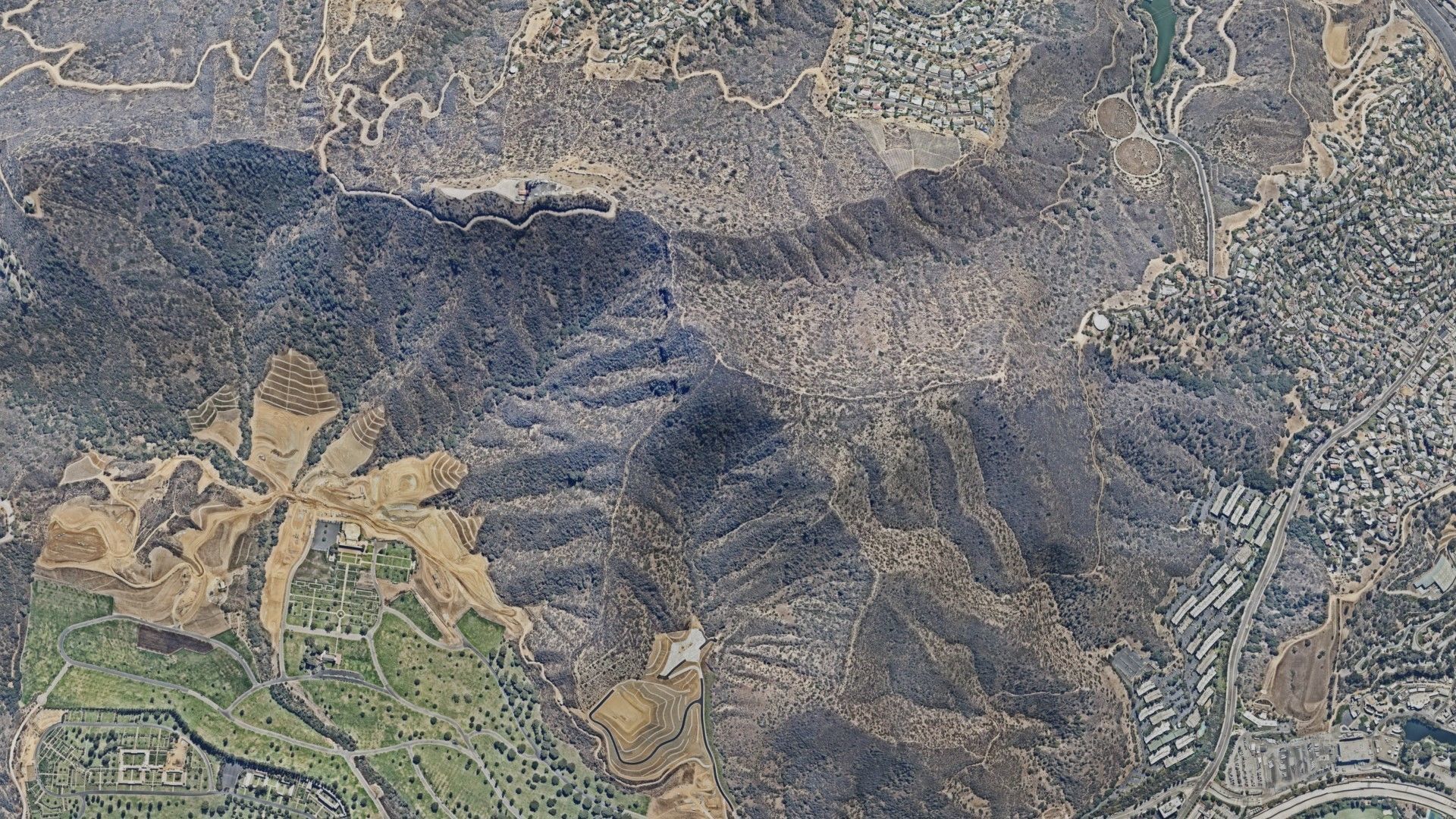 Mountain Valley East of Los Angeles 3D model_4