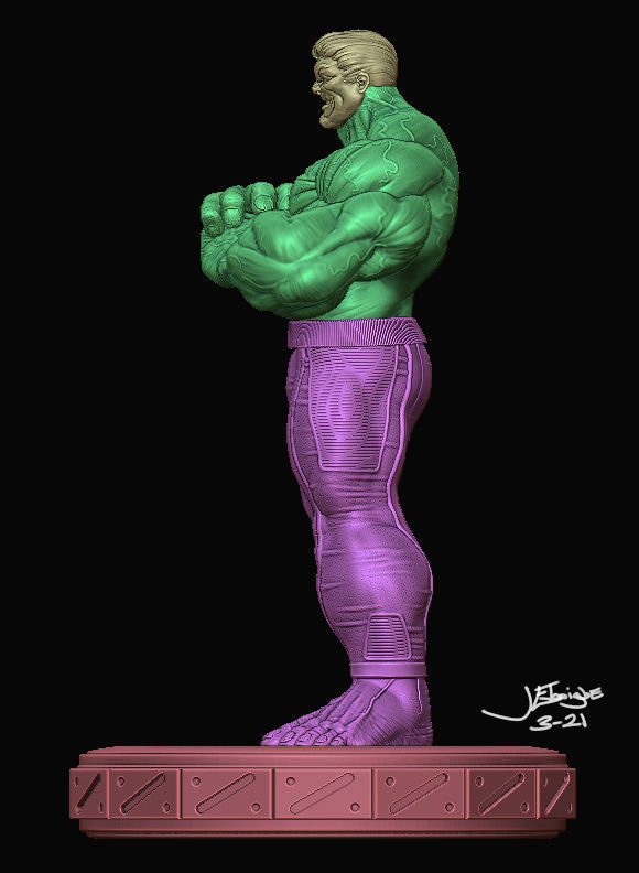 Hulk Smash 2 3D print model_8