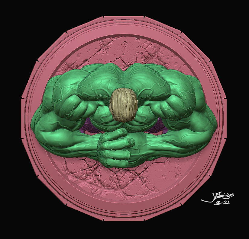 Hulk Smash 2 3D print model_9