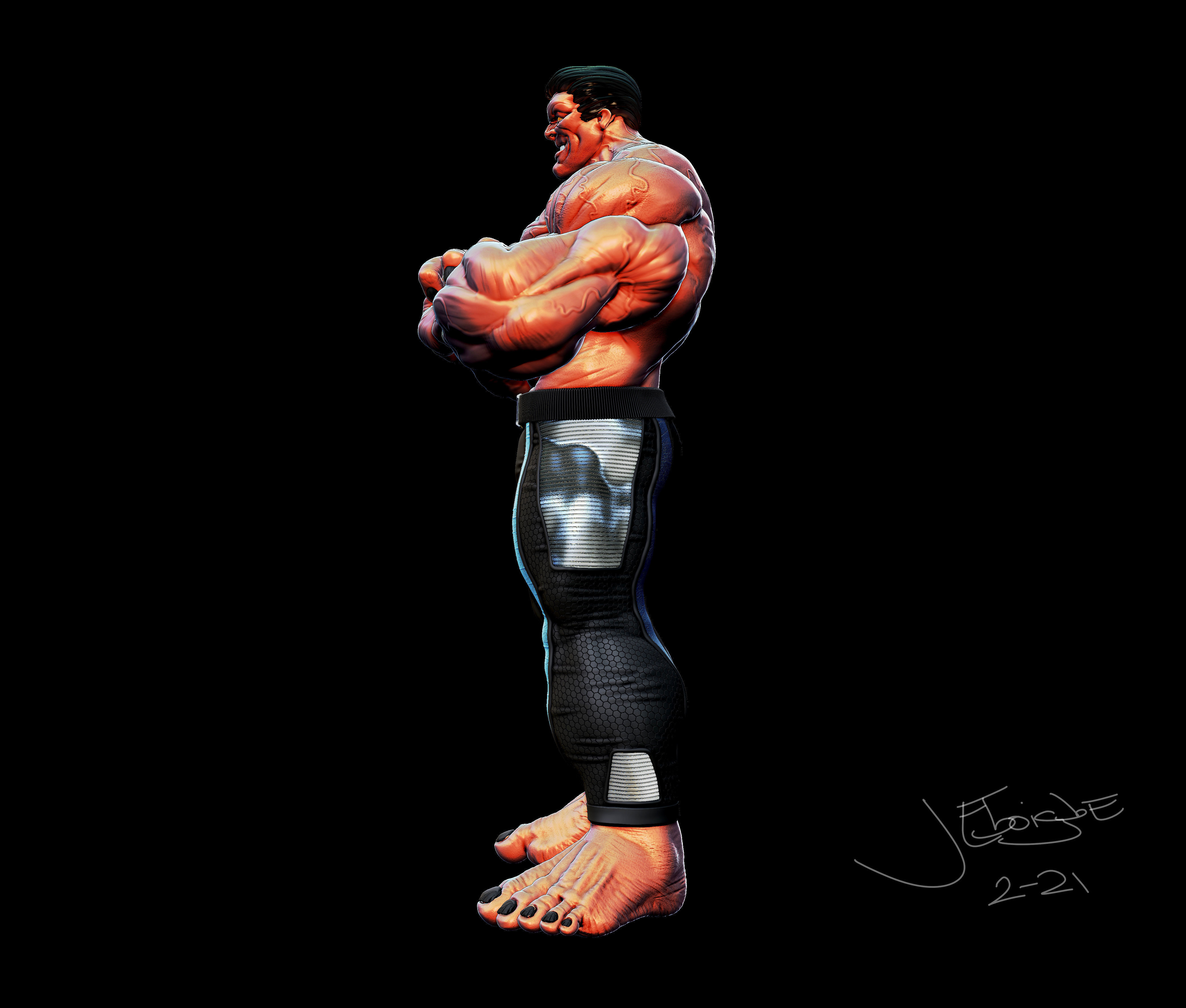 Hulk Smash 2 3D print model_4