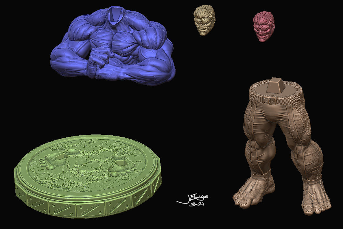 Hulk Smash 2 3D print model_6