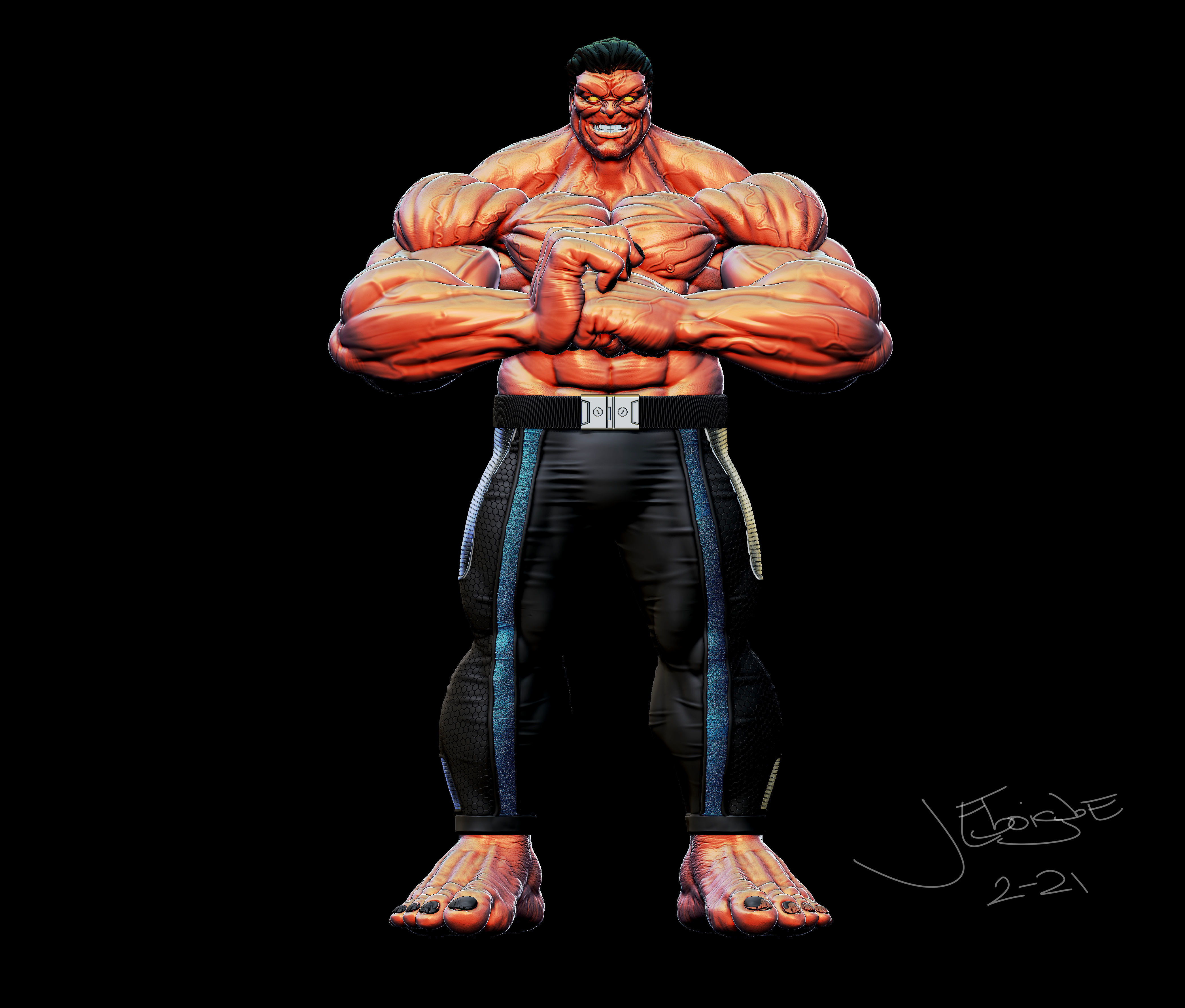 Hulk Smash 2 3D print model_1