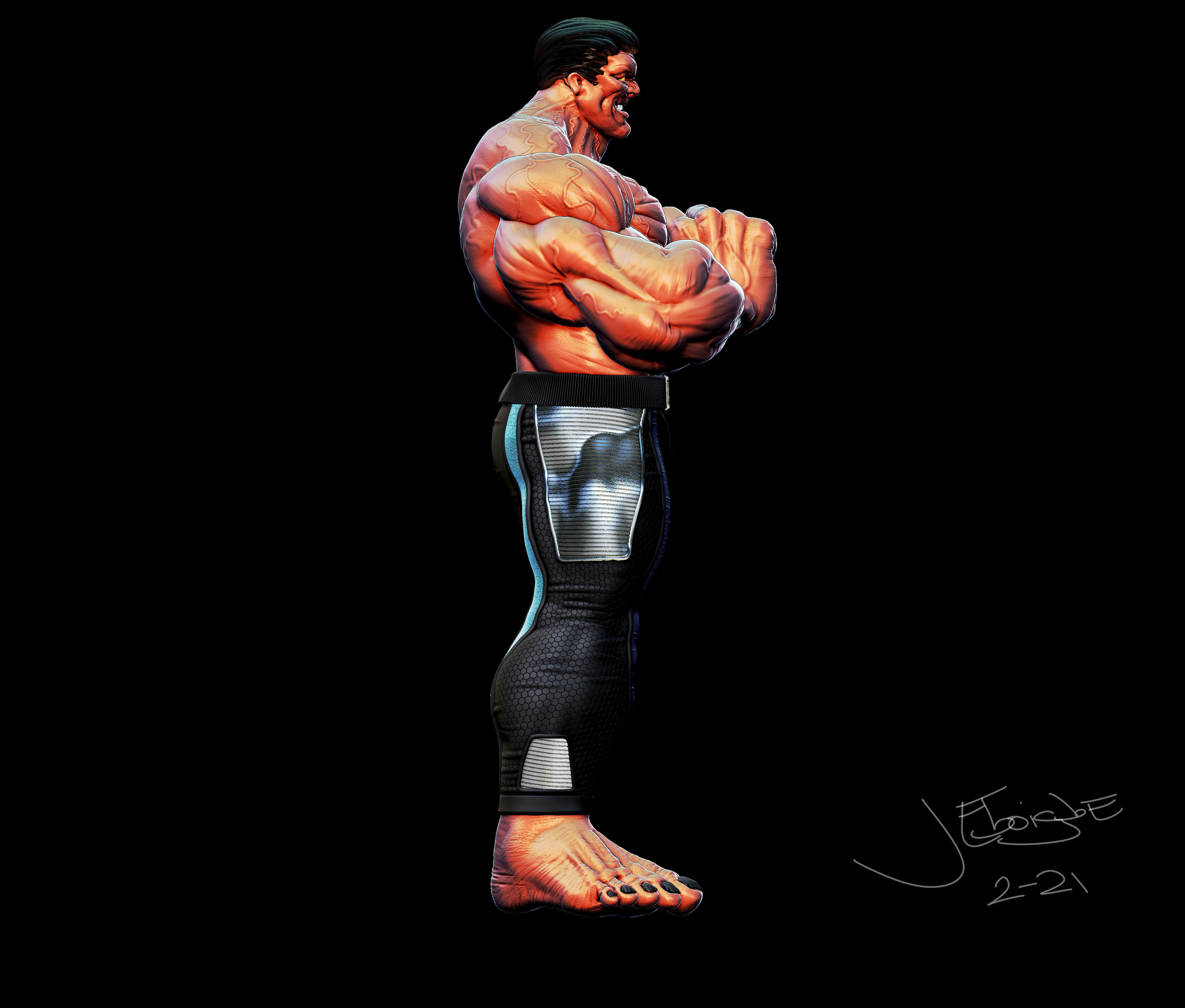 Hulk Smash 2 3D print model_3