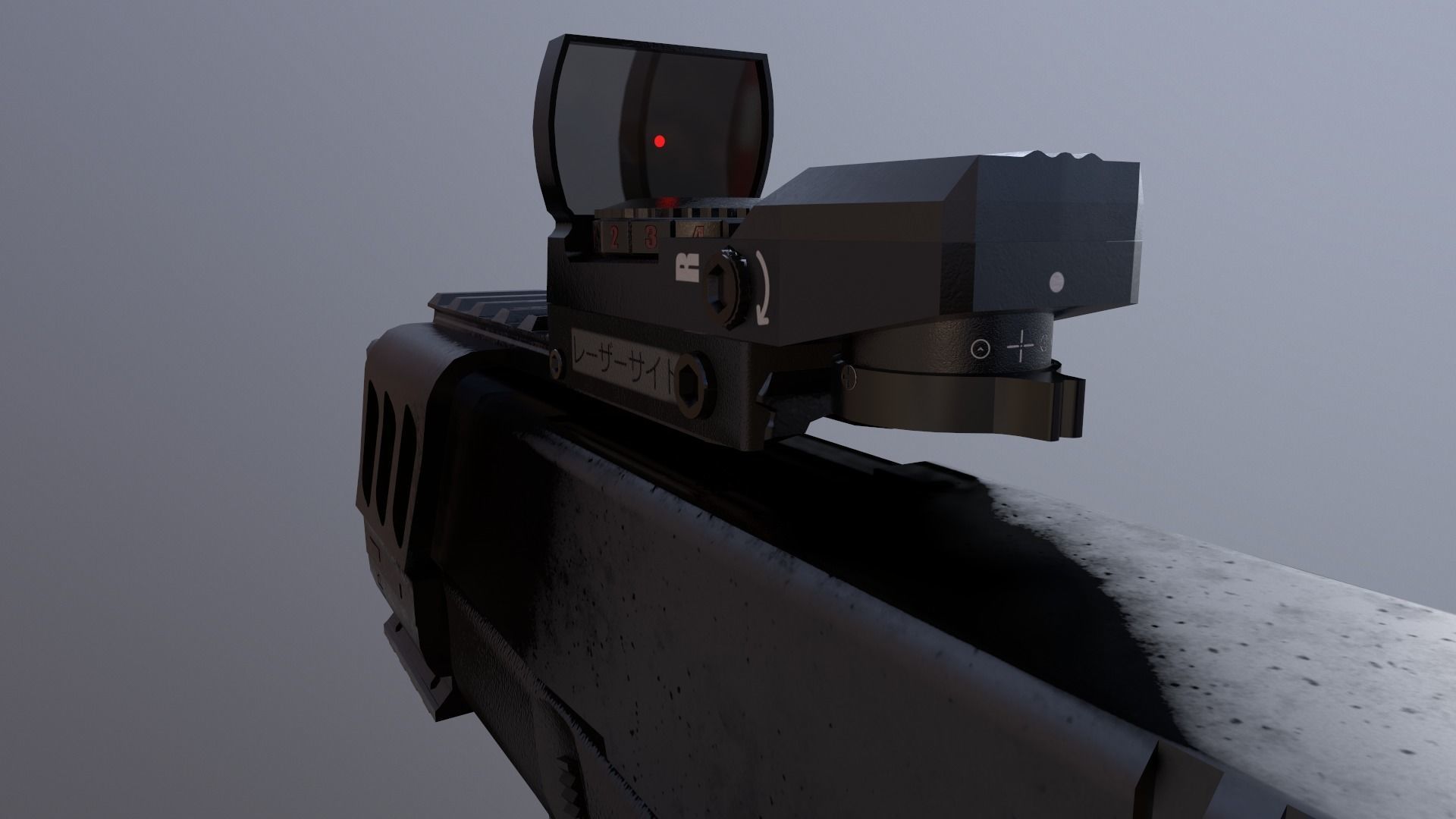 PISTOL MADE FOR YOUR GAME Low-poly 3D model_6