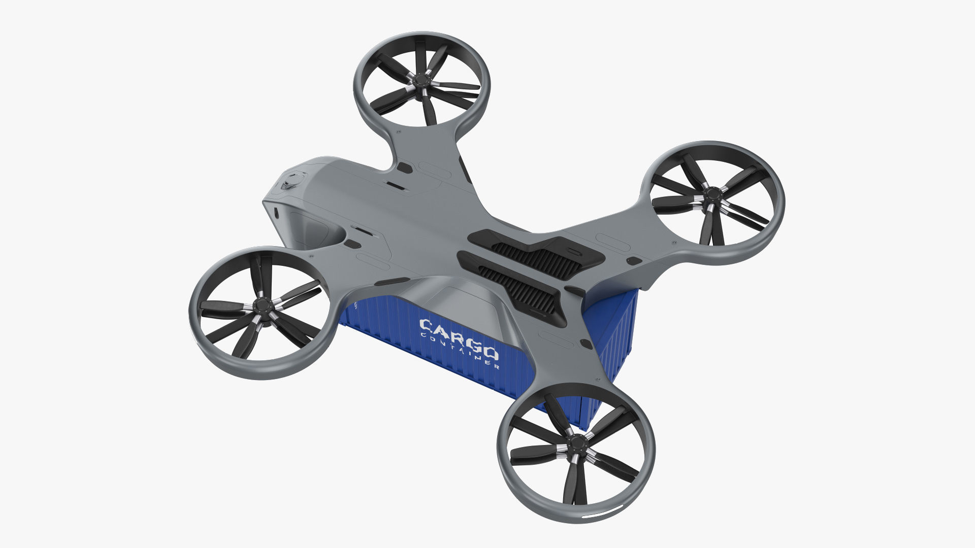 Cargo Drone 3D model_5