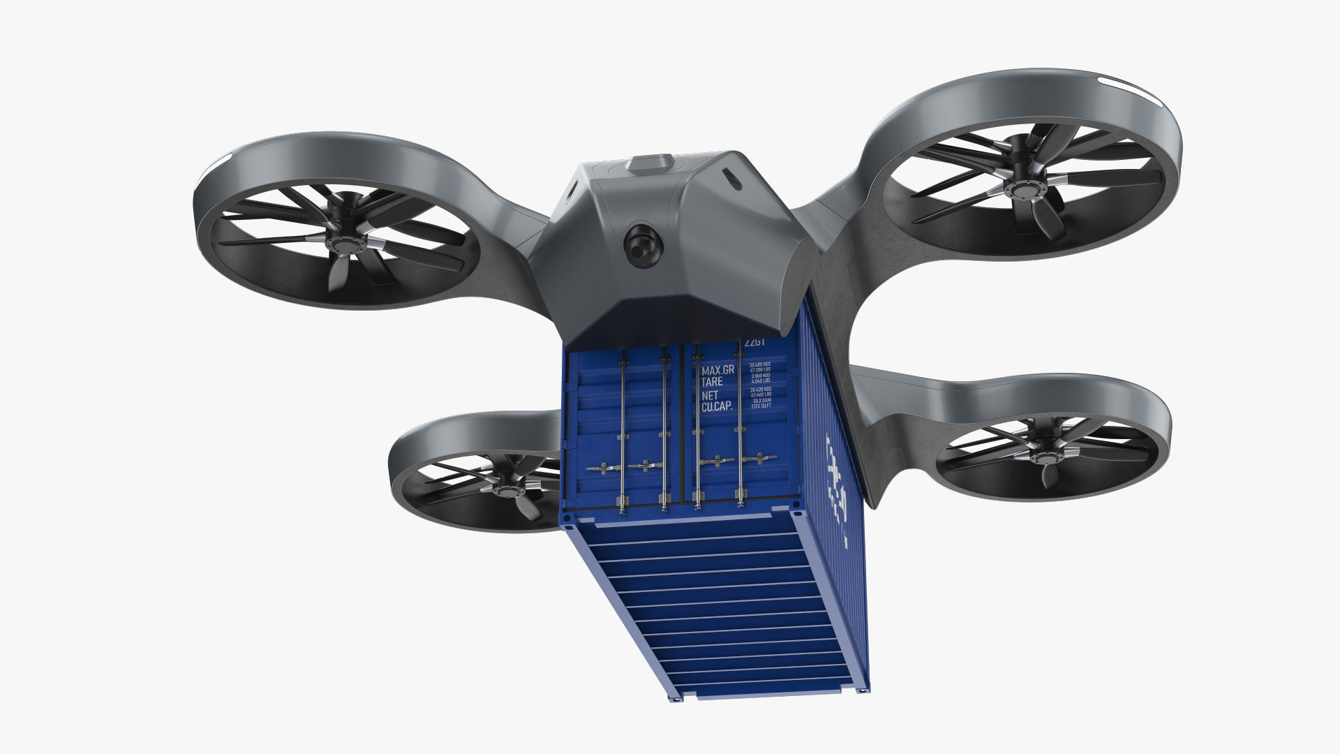Cargo Drone 3D model_13